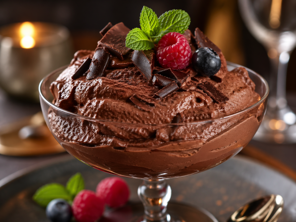Mousse au chocolat maison