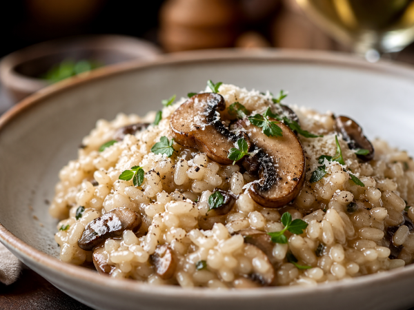 Risotto aux champignons